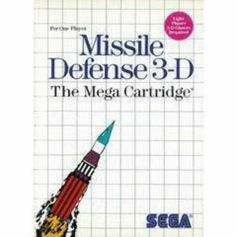 Missile Defense 3D - Sega Master System Cart Only Authentic / Tested - Very Good
