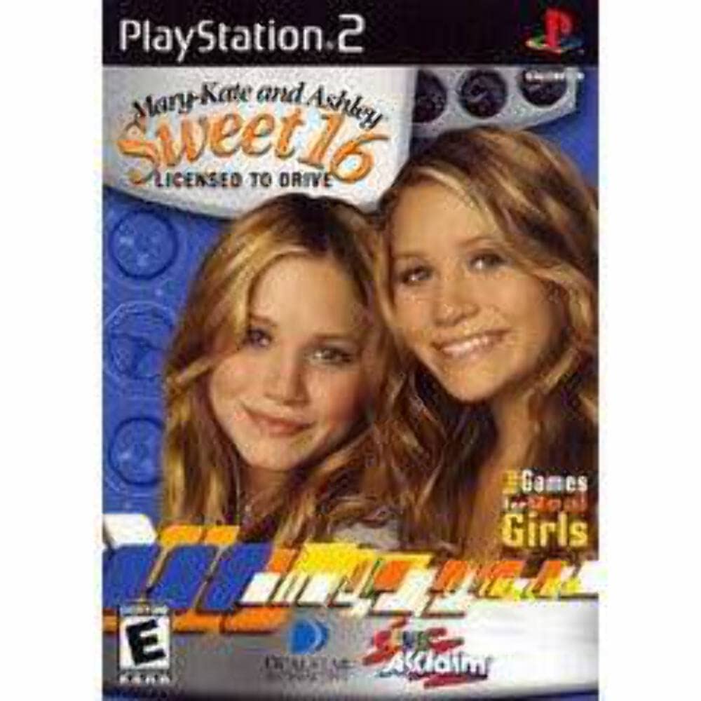 Mary Kate & Ashley Sweet 16 Licensed to Drive PS2 PlayStation 2 + Reg Card - Like New
