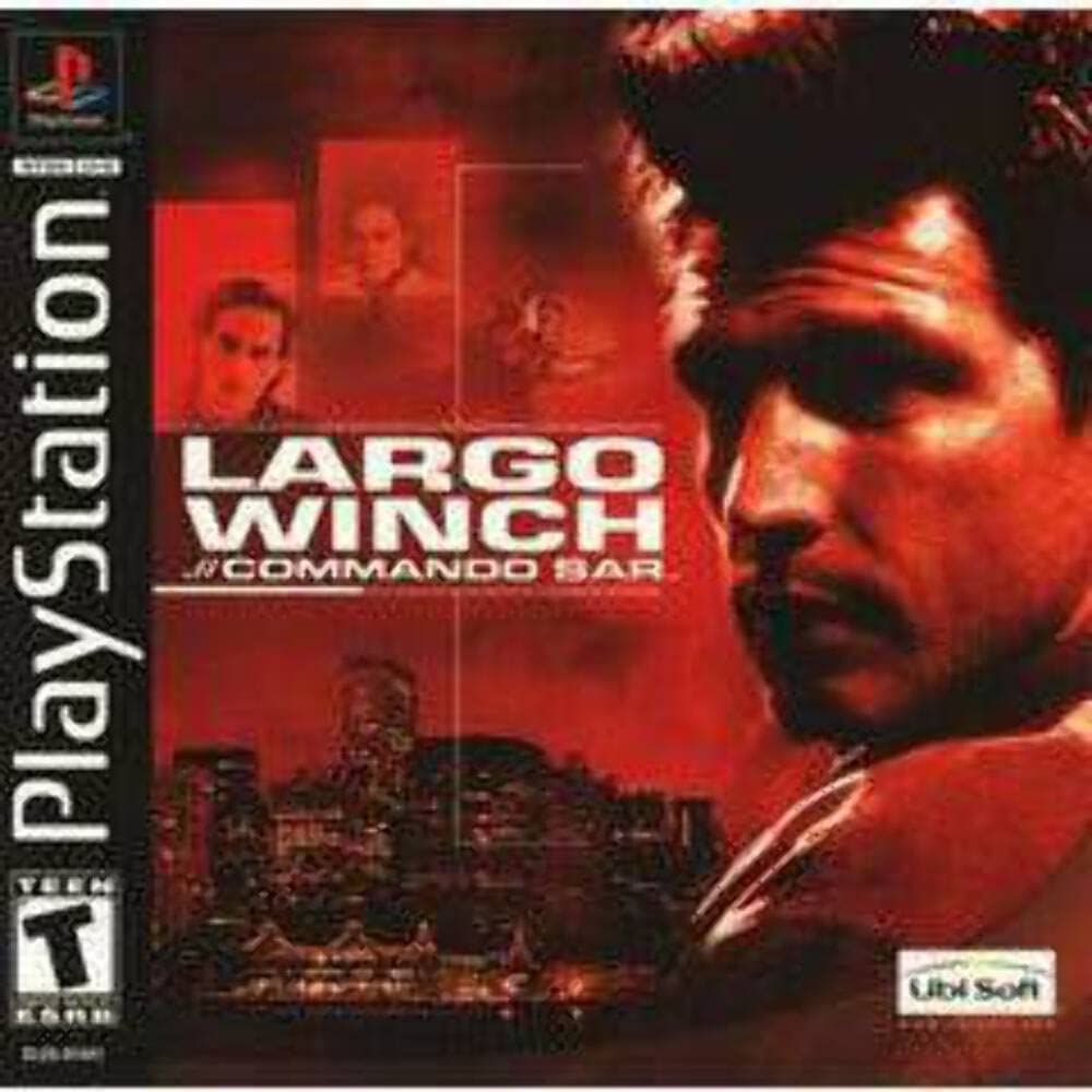 Largo Winch .//Commando Sar + Reg Card PS1 PlayStation 1 MD Complete CIB - Very Good