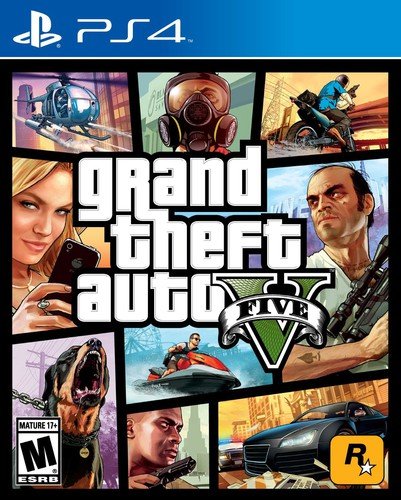 Grand Theft Auto V PS4 PlayStation 4 + Map - Like New