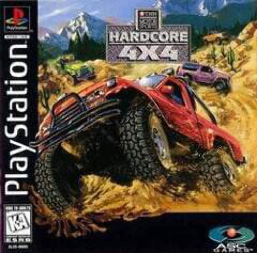 TNN Motorsports Hardcore 4x4 PS1 PlayStation 1 - Like New