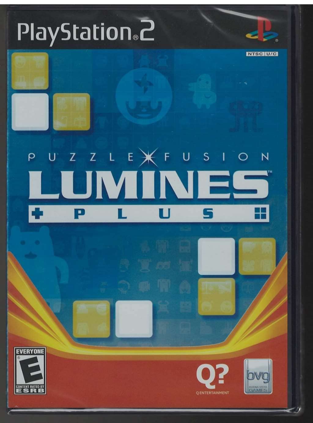 Puzzle Fusion Lumines Plus PS2 PlayStation 2 - Like New