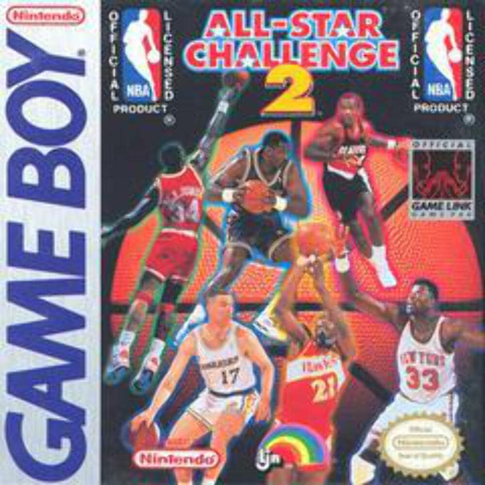 NBA All-Star Challenge II 2  Nintendo Gameboy Cart Only Authentic / Tested - Very Good
