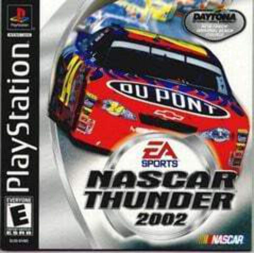 NASCAR Thunder 2002 PS1 PlayStation 1 + Reg Card Complete - Excellent