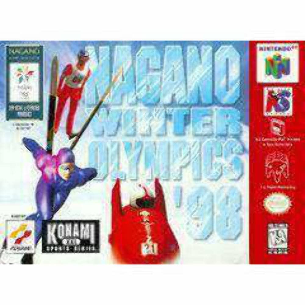 Nagano Winter Olympics 98 Nintendo AD N64 Cart Only Authentic / Tested - Very Good
