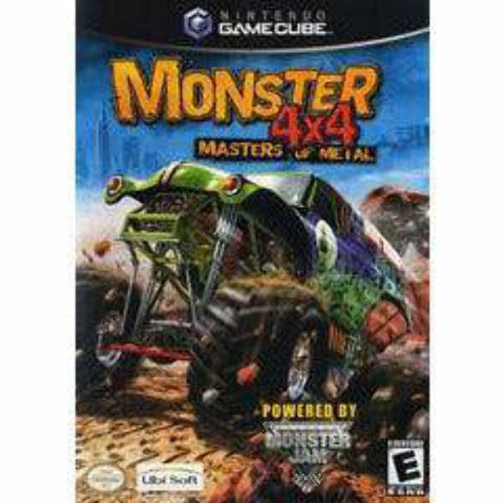 Monster 4X4 Masters of Metal Nintendo GameCube MD + Reg Card Complete CIB - Very Good