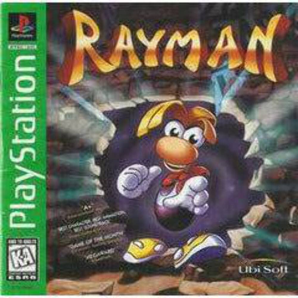 Rayman PS1 PlayStation 1 GH + Reg Card Complete - Excellent
