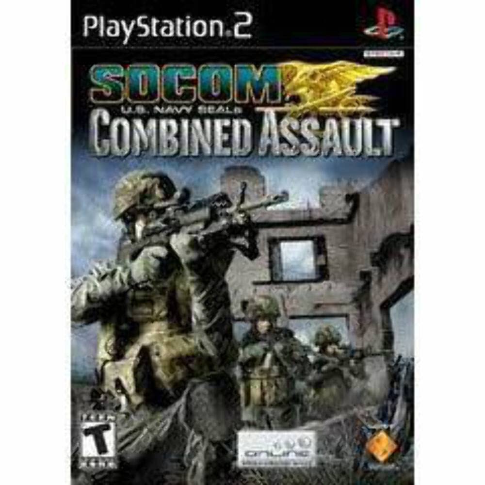 SOCOM US Navy Seals Combined Assault PS2 PlayStation 2 GH - Like New