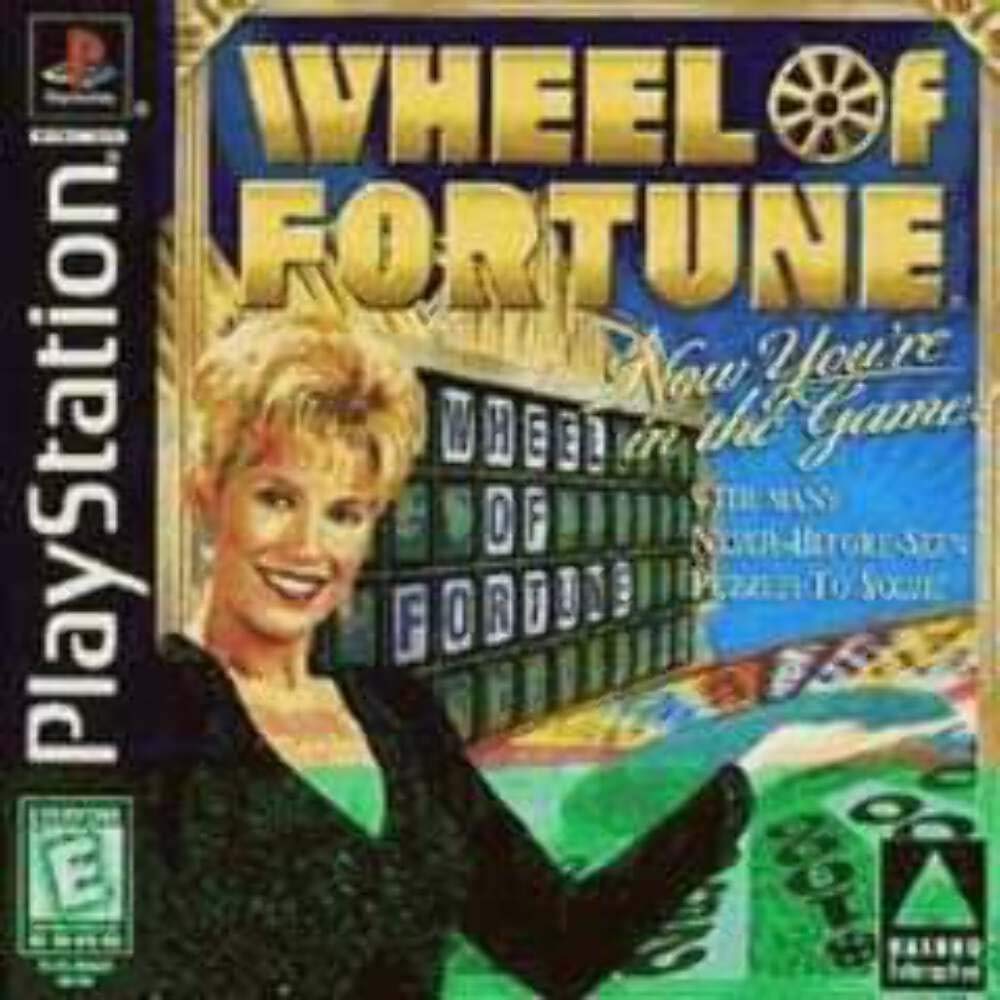 Wheel of Fortune PS1 PlayStation 1 AD Complete CIB - Very Good