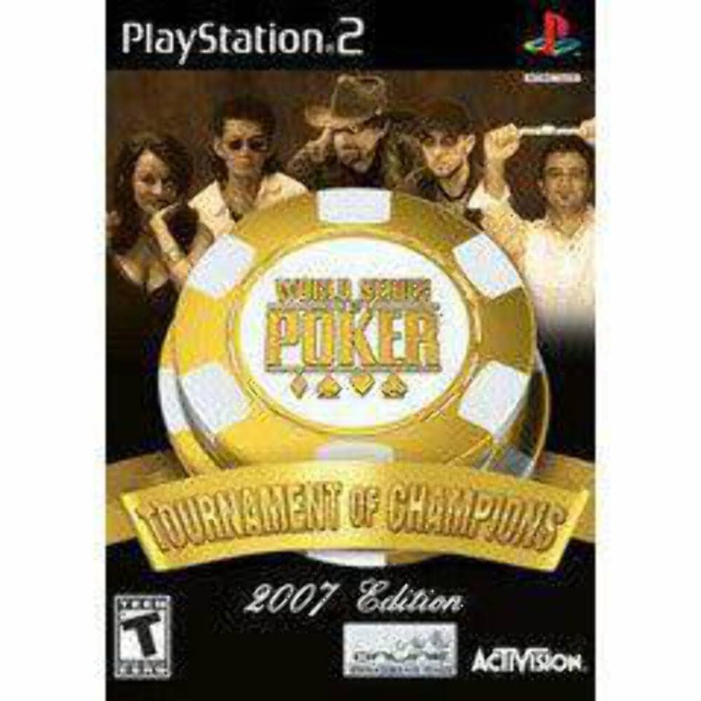 World Series of Poker Tournament of Champions PS2 PlayStation 2 - Very Good