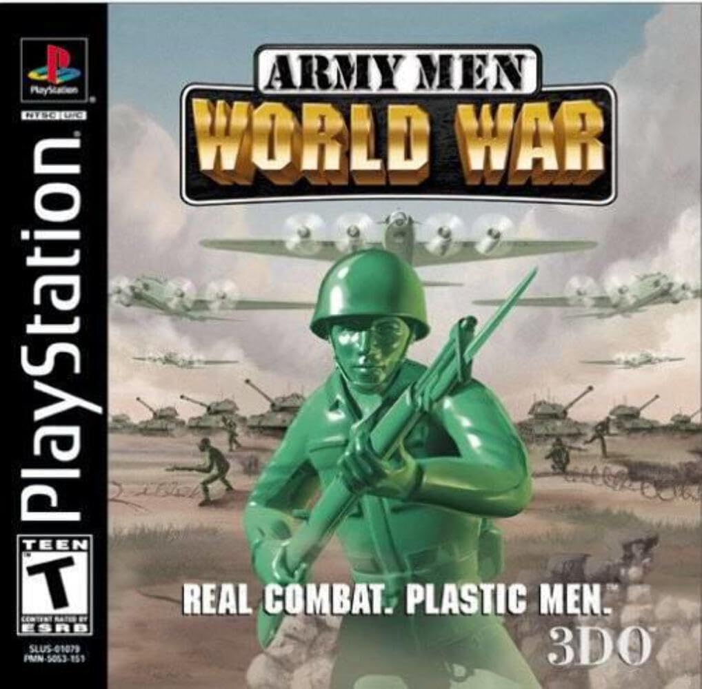 Army Men World War PS1 PlayStation 1 + Reg Card Complete - Excellent