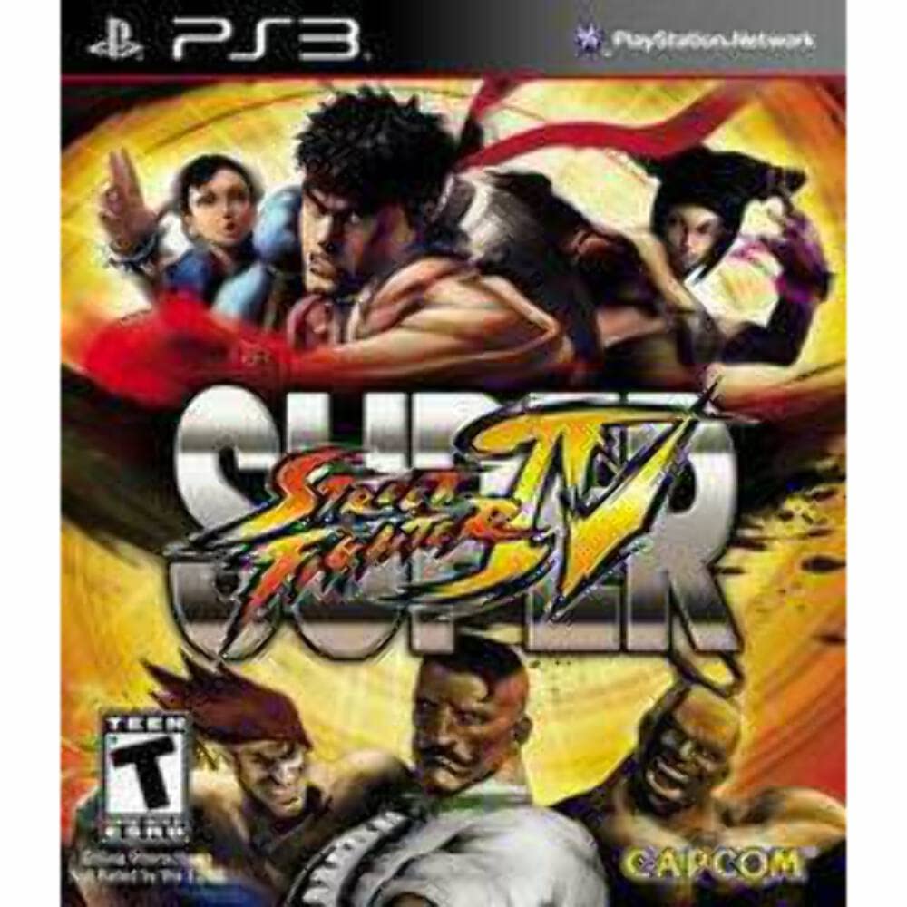 Super Street Fighter IV PS3 PlayStation 3 AD/MD Complete CIB - Very Good