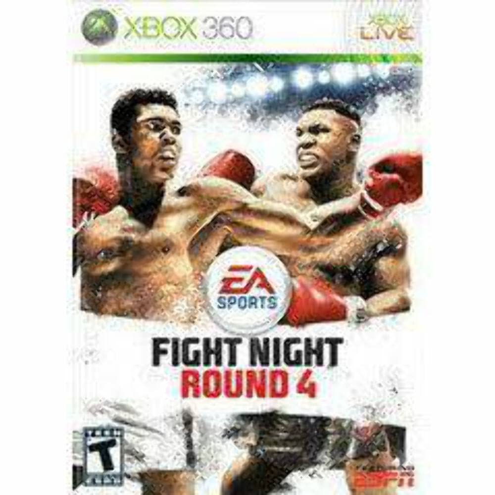 Fight Night Round 4 Xbox 360 AD/DD Complete CIB - Very Good