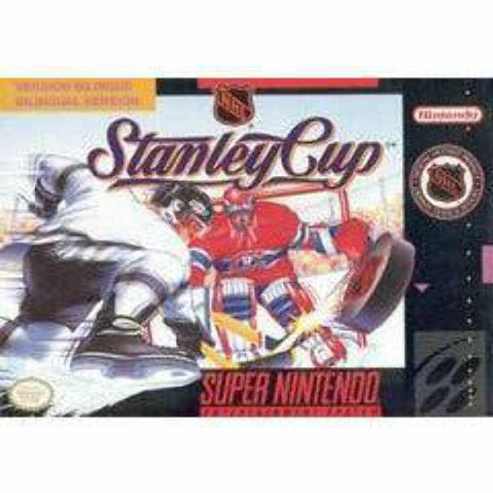 NHL Stanley Cup SNES AD Super Nintendo SNES Cartridge Only Tested - Very Good