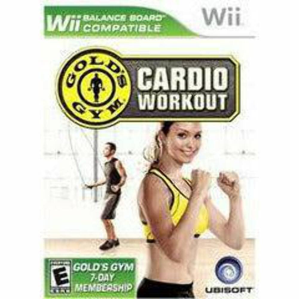 Gold's Gym Cardio Workout Nintendo Wii Complete - Excellent