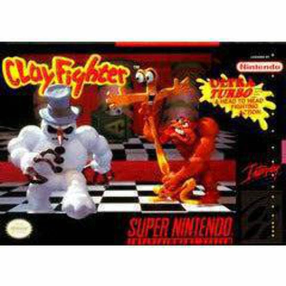 Clayfighter Tournament Edition Nintendo SNES Cartridge Only AD Authentic /Tested - Very Good
