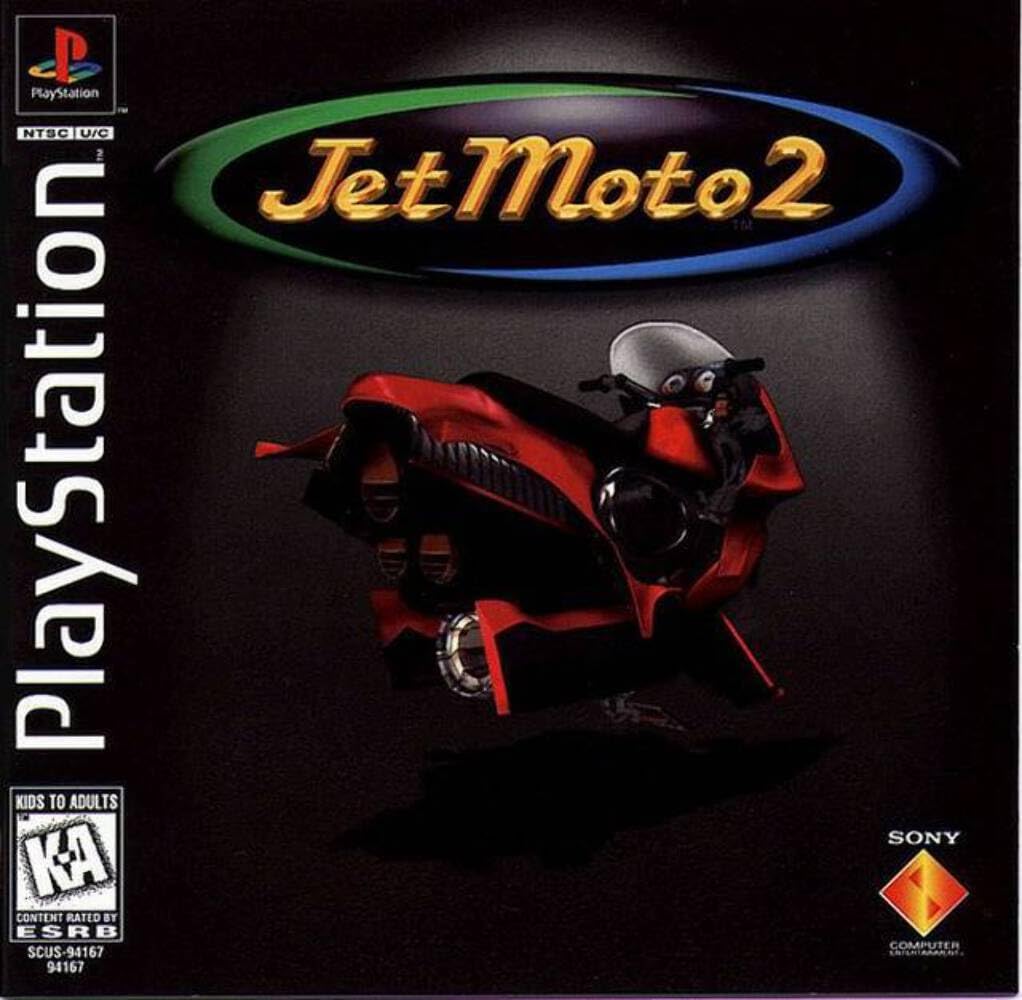 Jet Moto 2 PS1 PlayStation 1 MD Complete CIB - Very Good