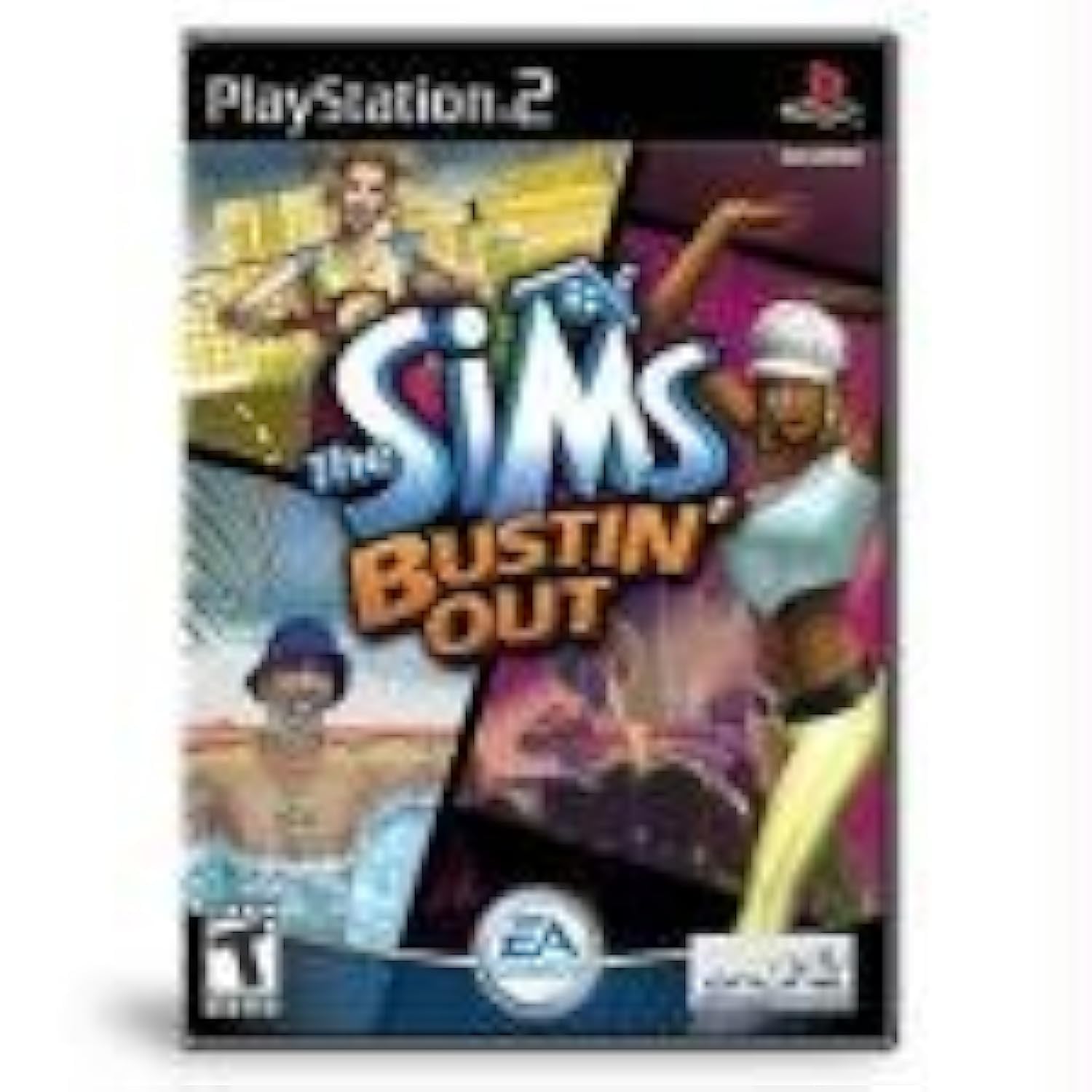 The Sims Bustin' Out PS2 PlayStation 2 GH - Very Good