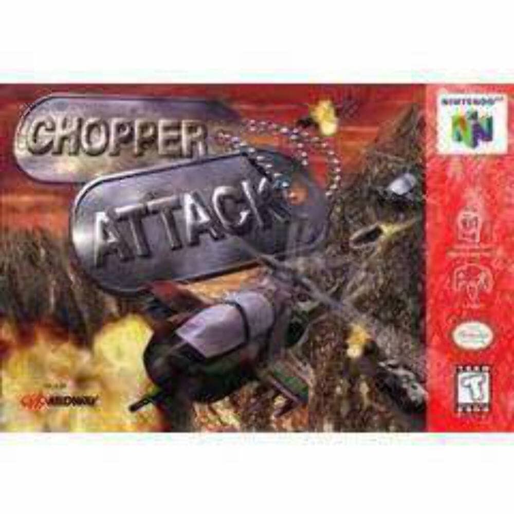 Chopper Attack Nintendo 64 N64 Cartridge Only AD Authentic / Tested - Very Good