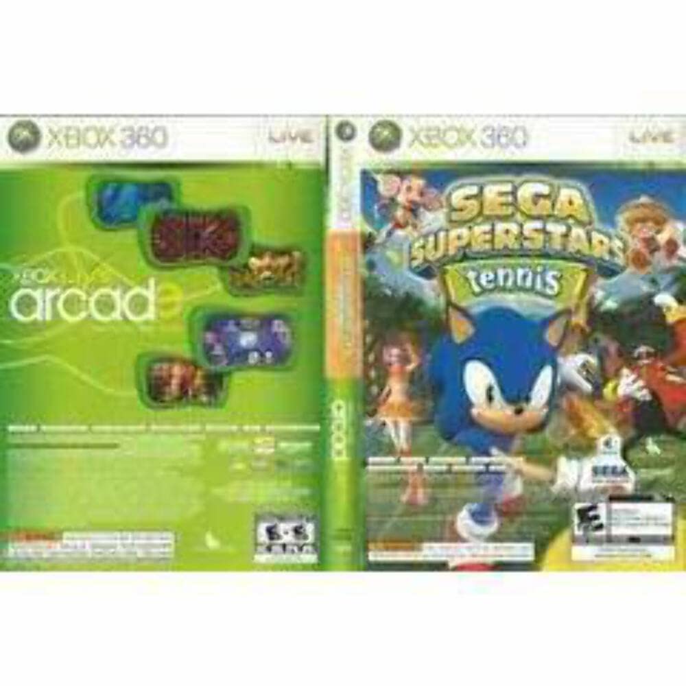 Sega Superstars Tennis / Xbox Arcade Xbox 360 Complete - Excellent