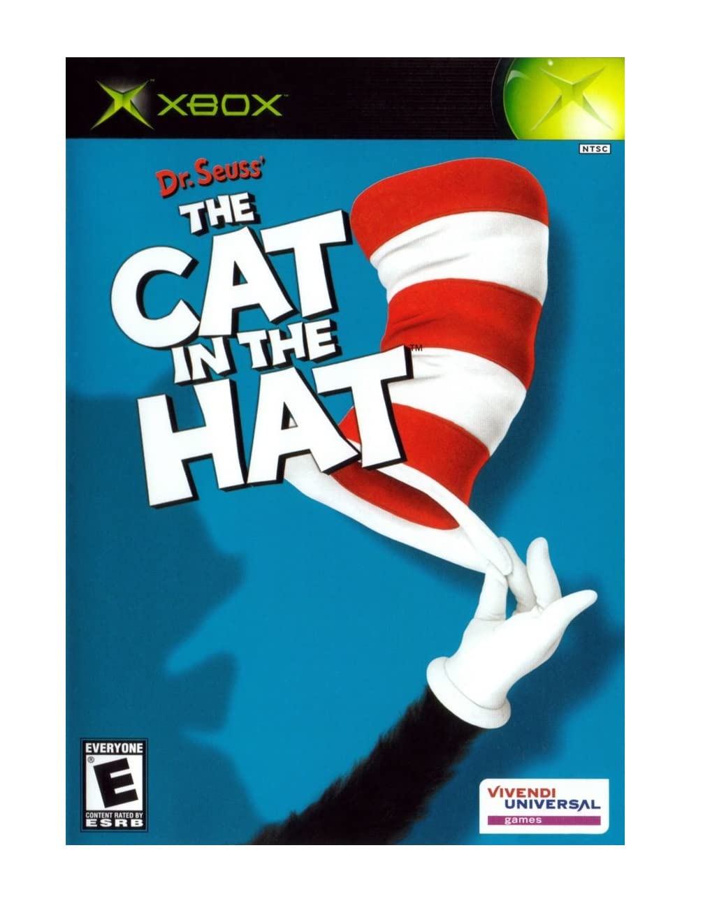 Dr. Seuss The Cat in the Hat Xbox + Reg Card / Movie Ticket Complete - Refurbished