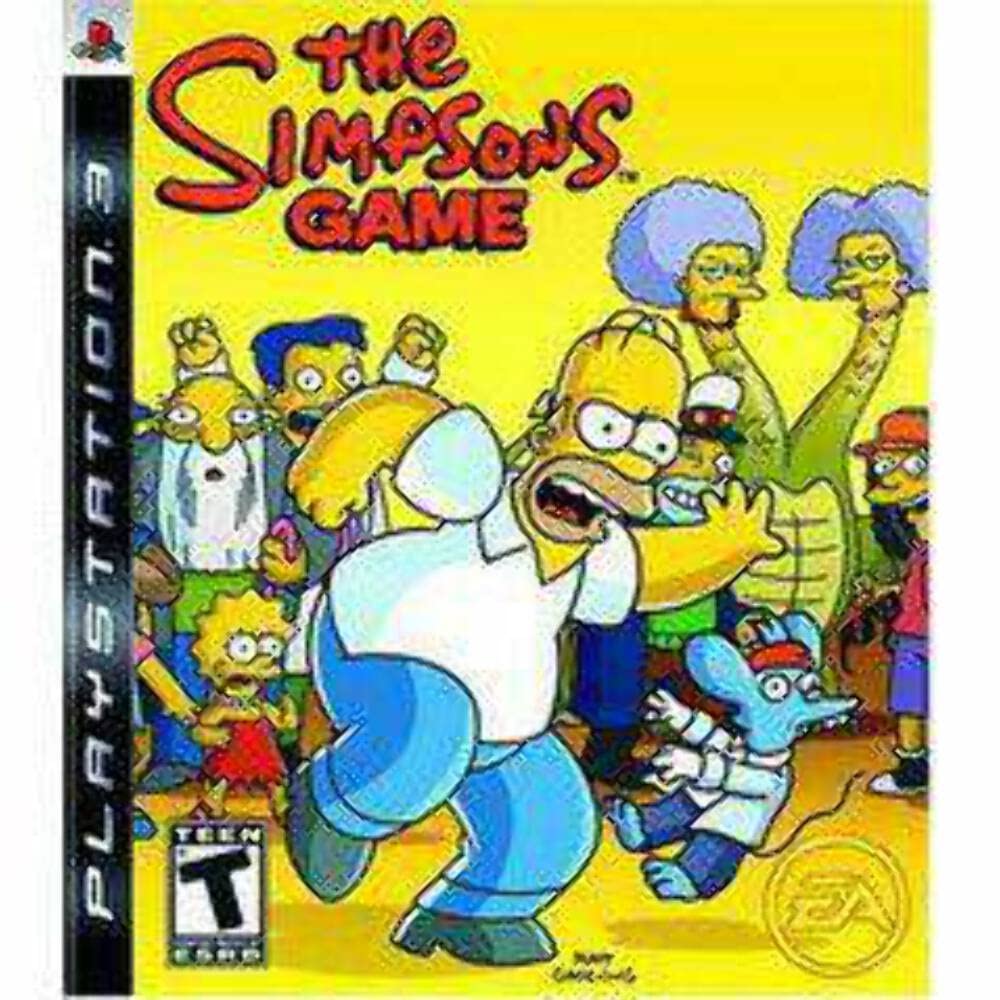The Simpsons Game PS3 PlayStation 3 AD/NM - Very Good