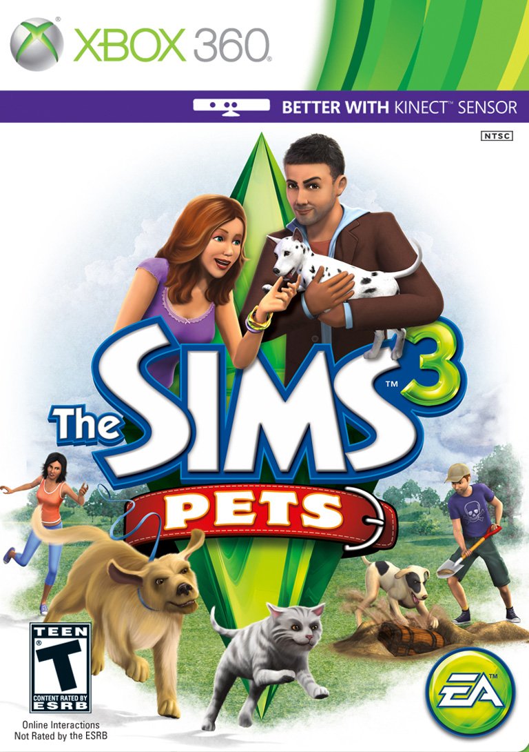 The Sims 3 Pets Xbox 360 Complete - Excellent