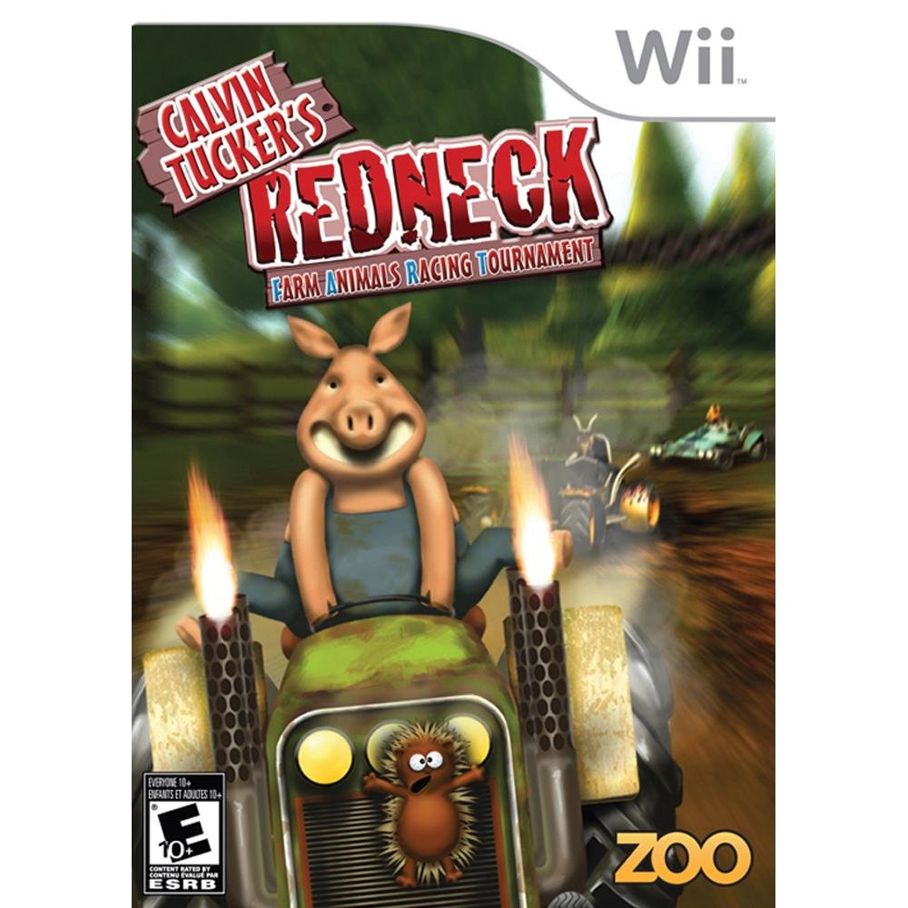 Calvin Tucker's Redneck Farm Animals Racing Tournament Nintendo Wii - Like New