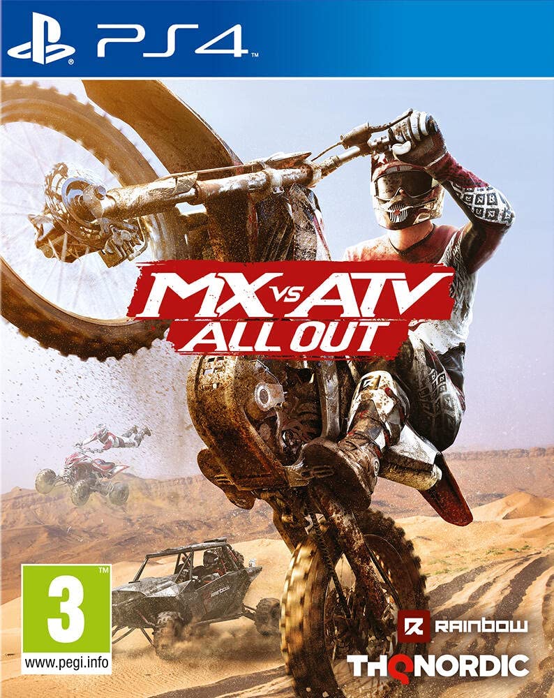 MX vs ATV All Out PS4 PlayStation 4 AD PAL Complete CIB - Very Good