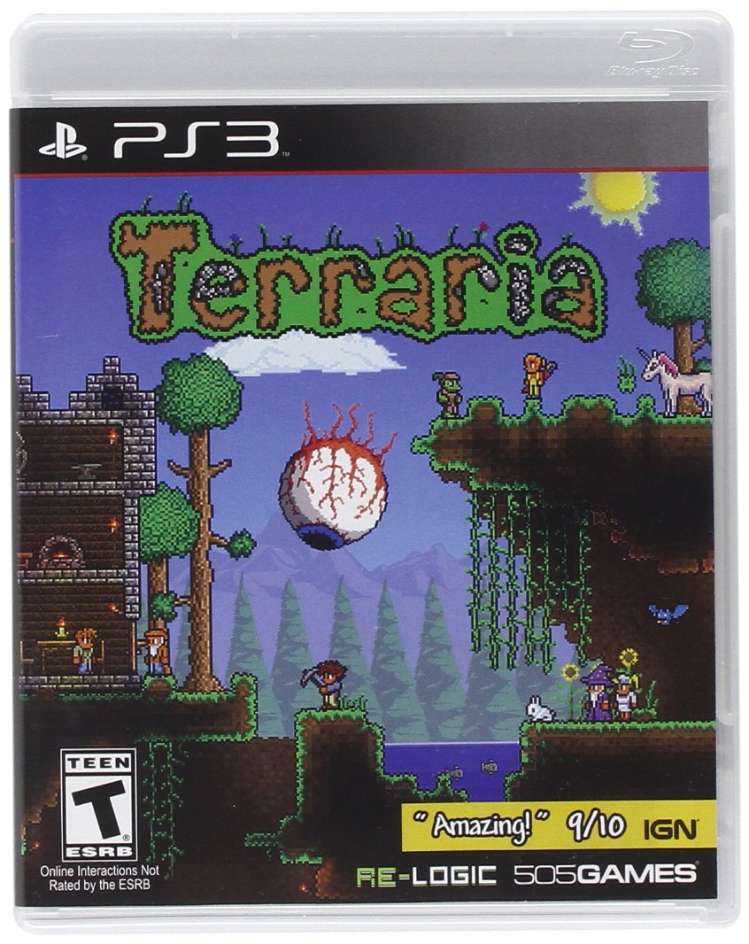 Terraria PS3 PlayStation 3 AD Complete CIB - Very Good
