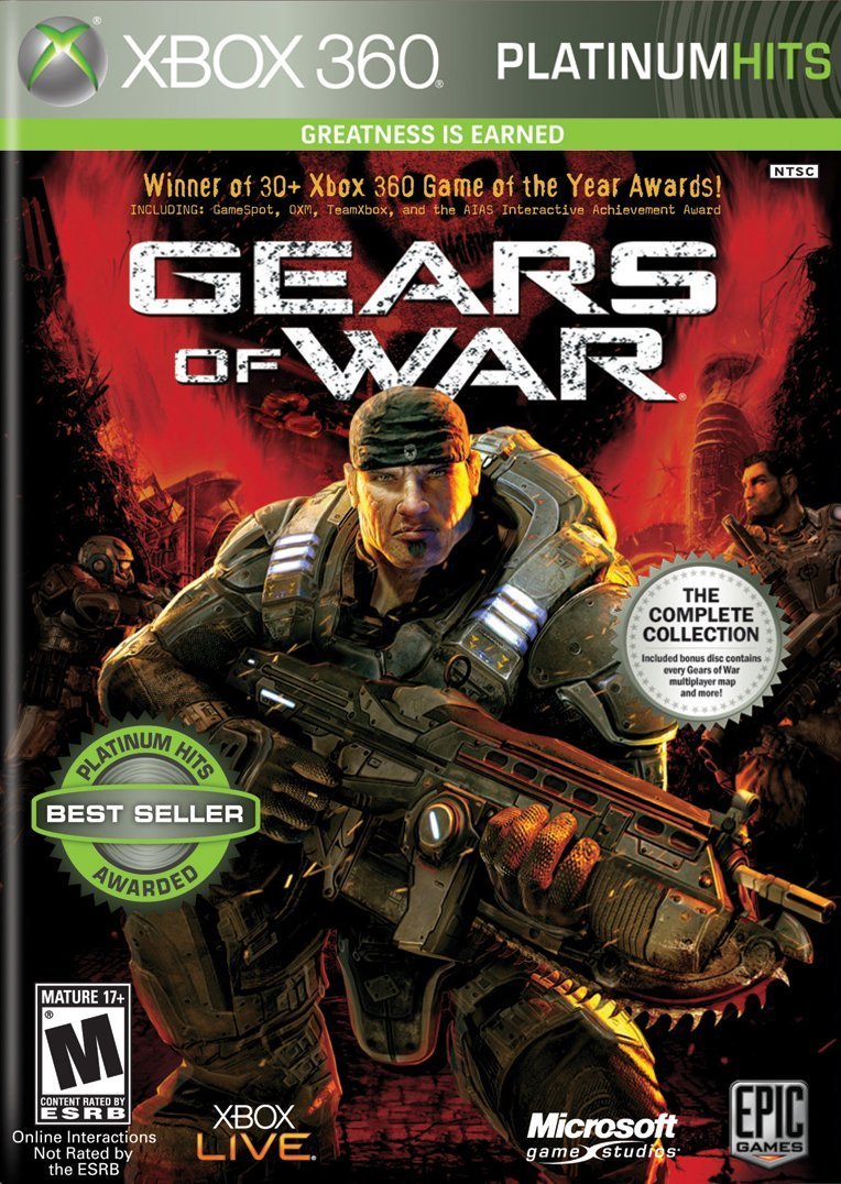 Gears of War PH Xbox 360 MD + Bonus Disc Complete CIB - Very Good