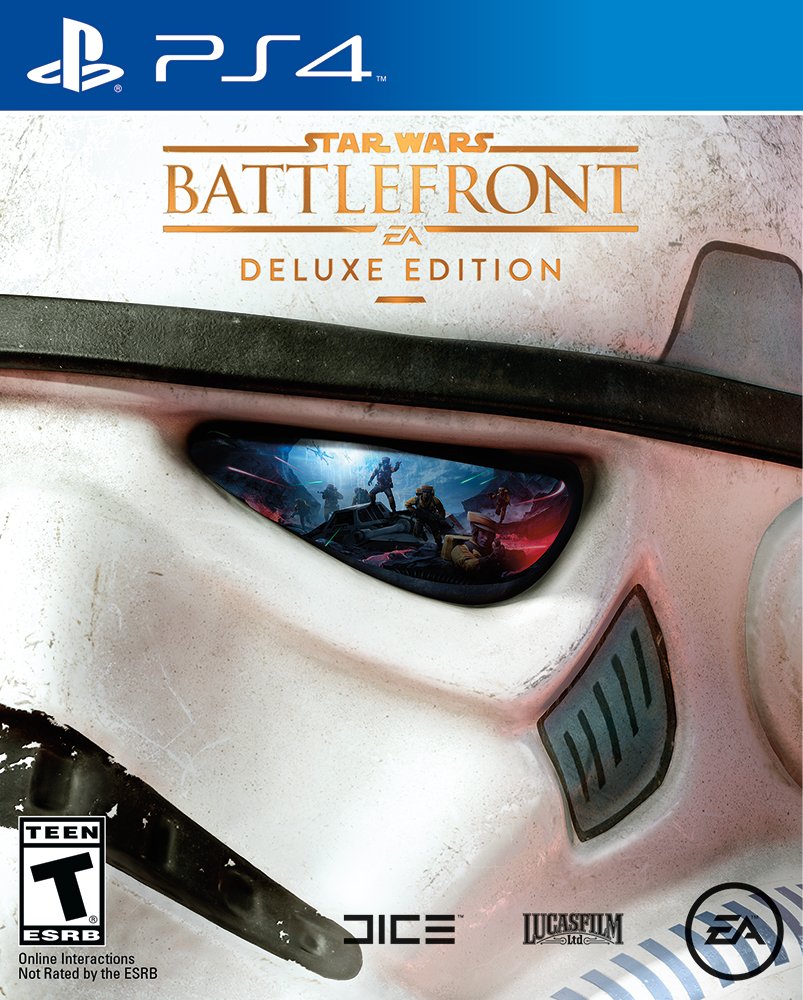 Star Wars Battlefront Deluxe Edition PS4 PlayStation 4 AD Complete CIB - Very Good