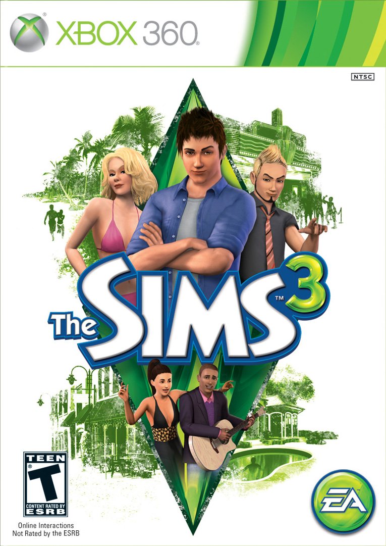 The Sims 3 - Xbox 360 - Like New