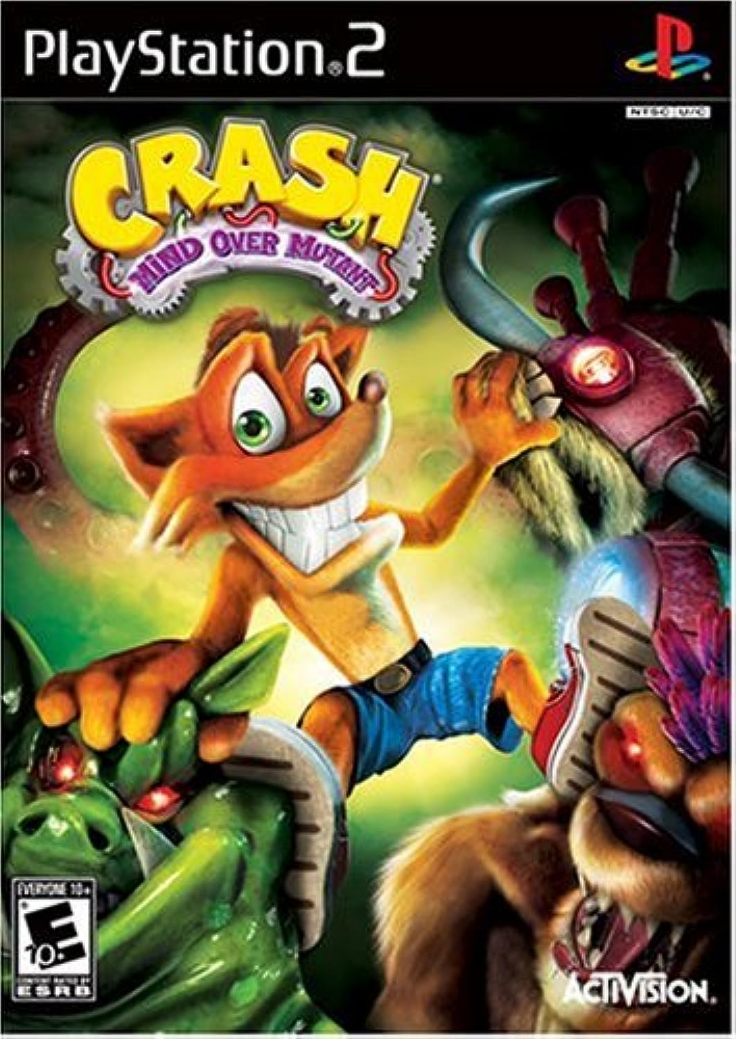 Crash Mind Over Mutant PS2 PlayStation 2 AD/MD Complete CIB - Very Good