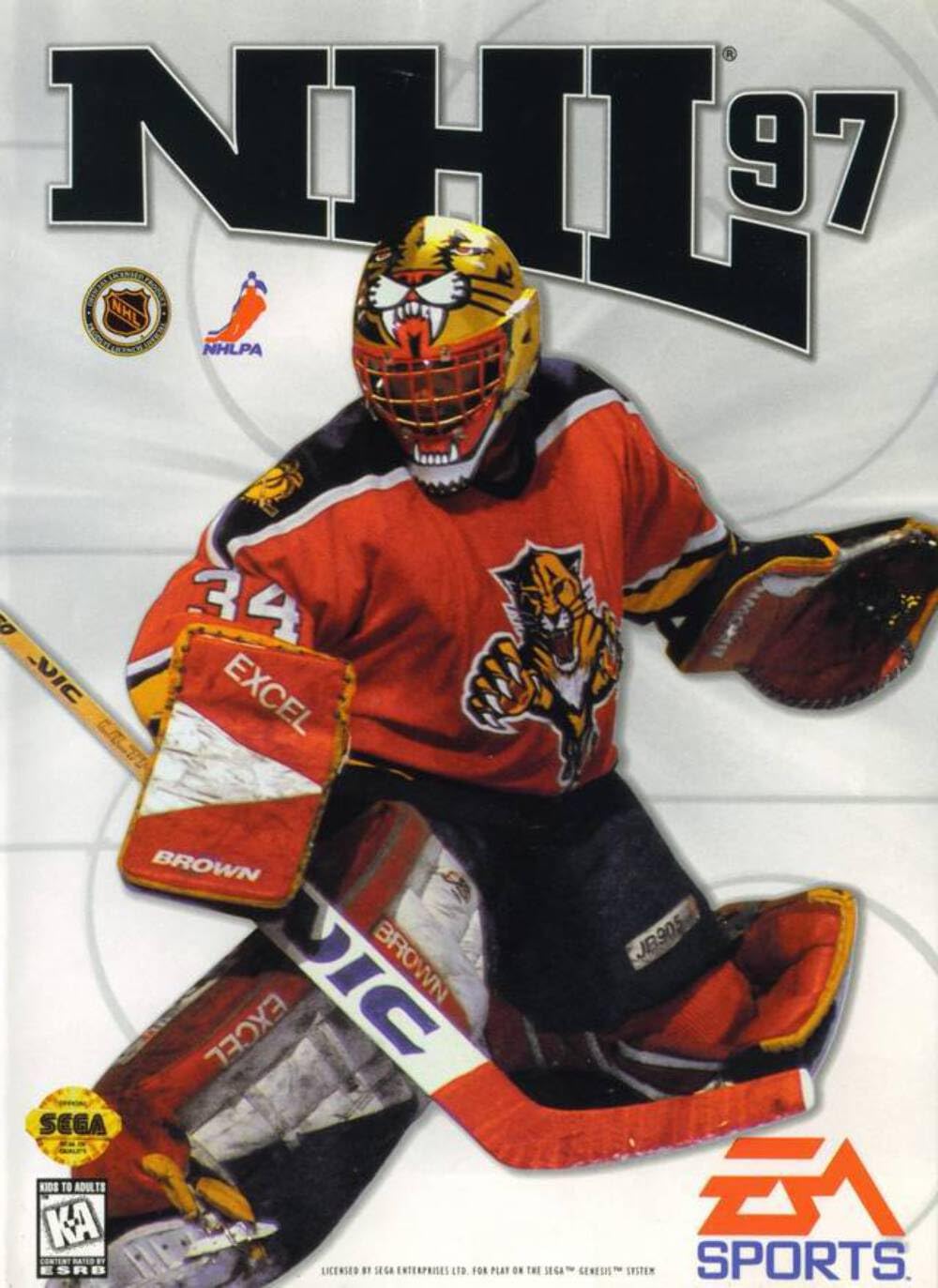 NHL '97 Sega Genesis - Very Good