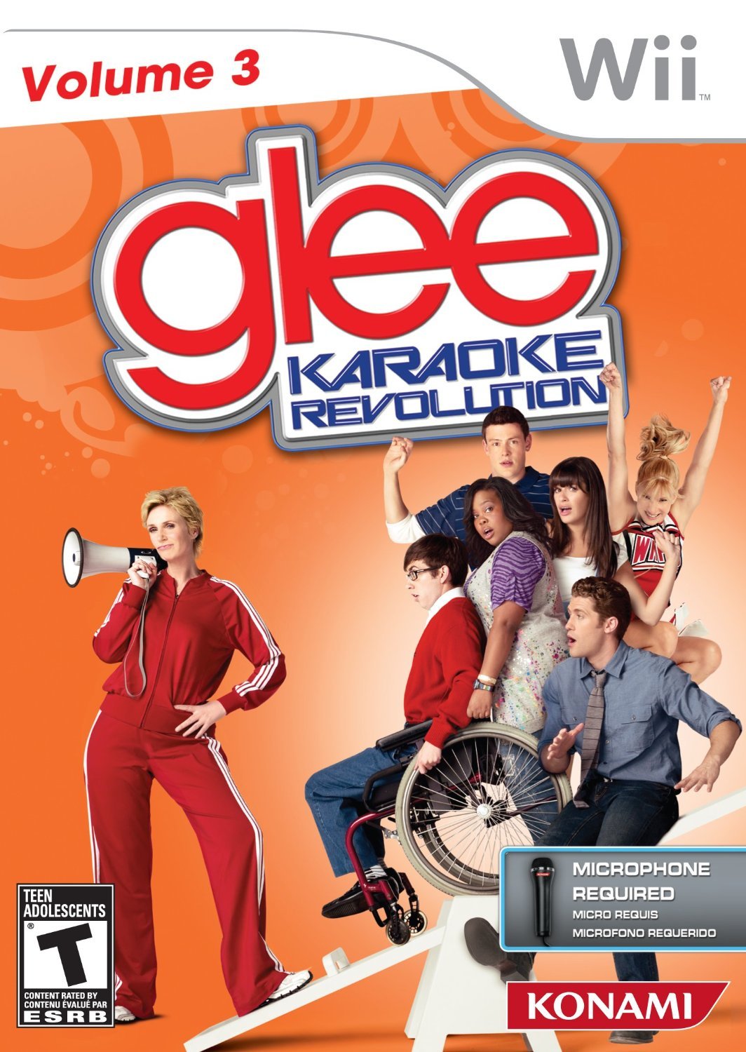 Karaoke Revolution Glee Volume 3 Nintendo Wii Complete - Excellent