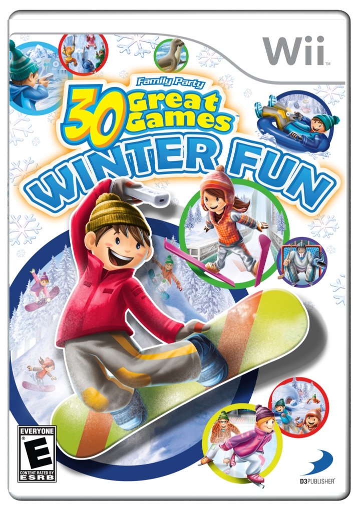 Family Party 30 Great Games Winter Fun Nintendo Wii Complete - Excellent