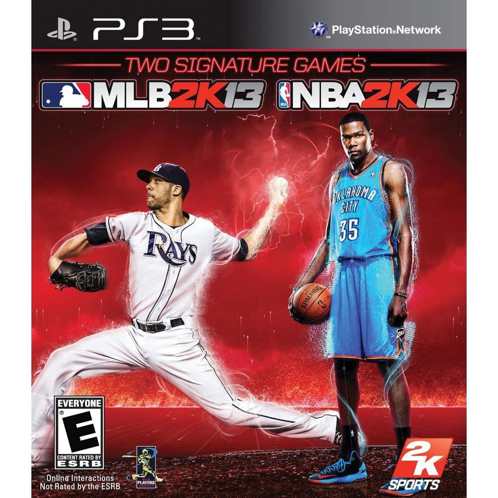 MLB 2K13 + NBA 2K13 Combo Pack PS3 PlayStation 3 Complete - Excellent