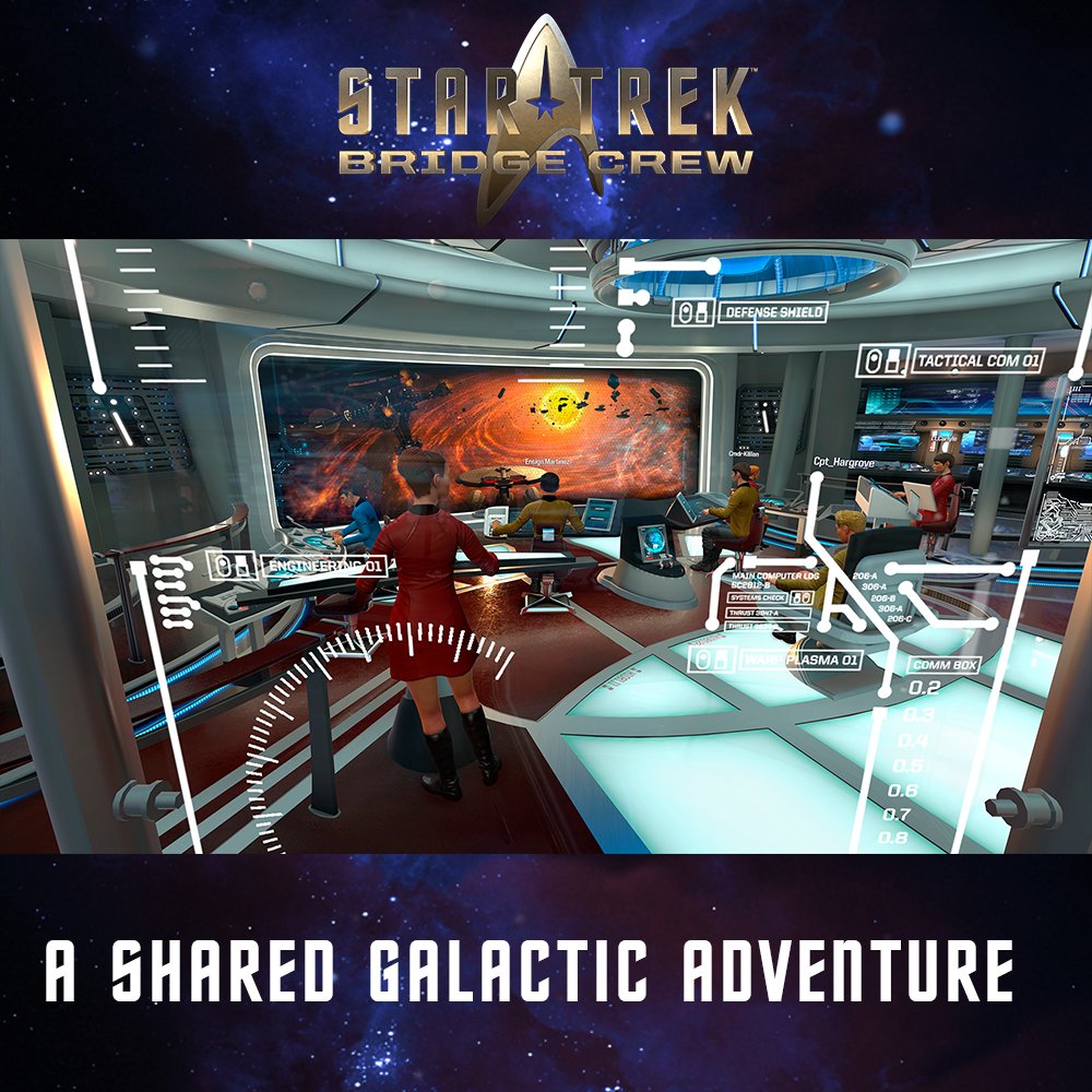 Star Trek Bridge Crew PSVR PlayStation 4 - Like New