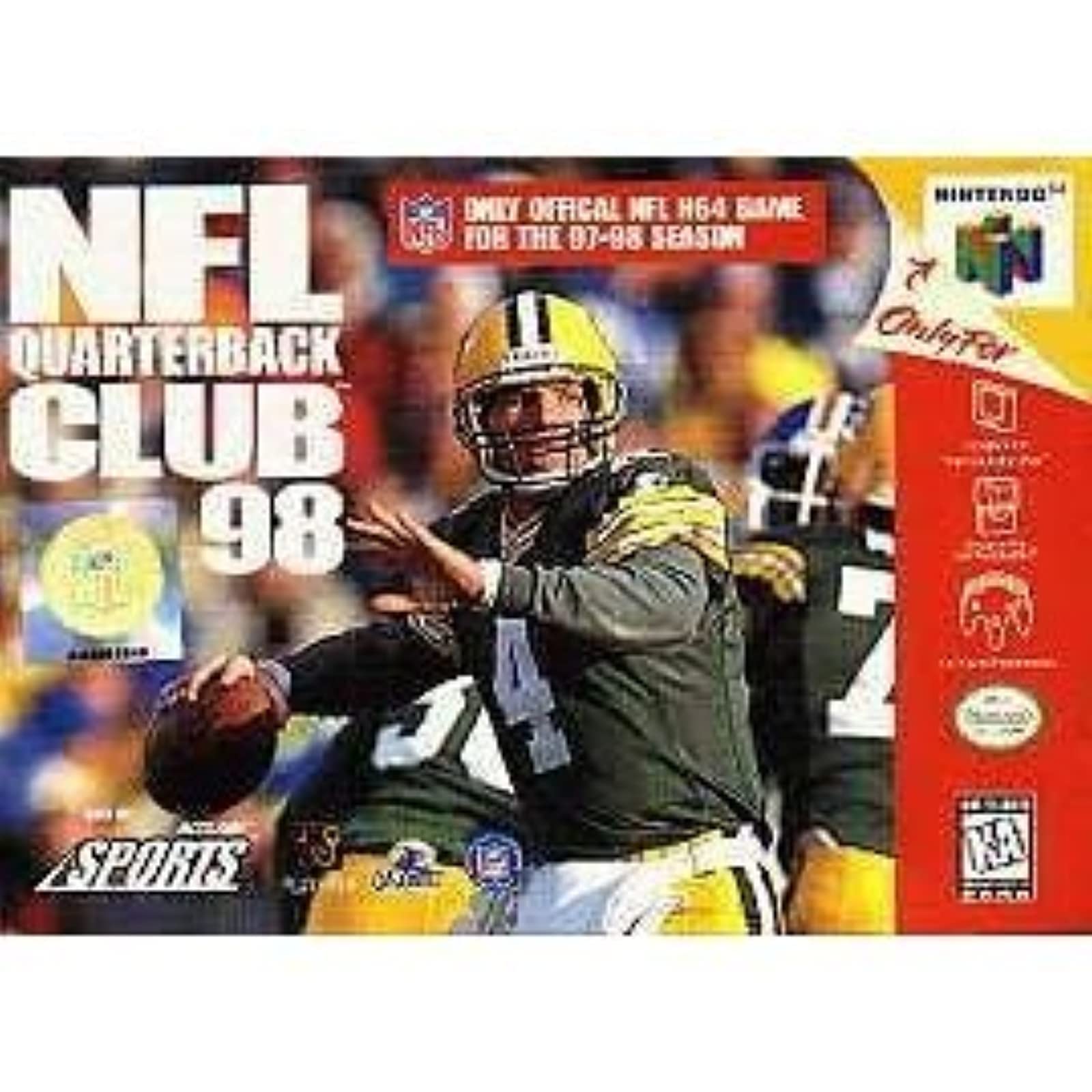 NFL Quarterback Club 98 N64 Nintendo 64 - Refurbished
