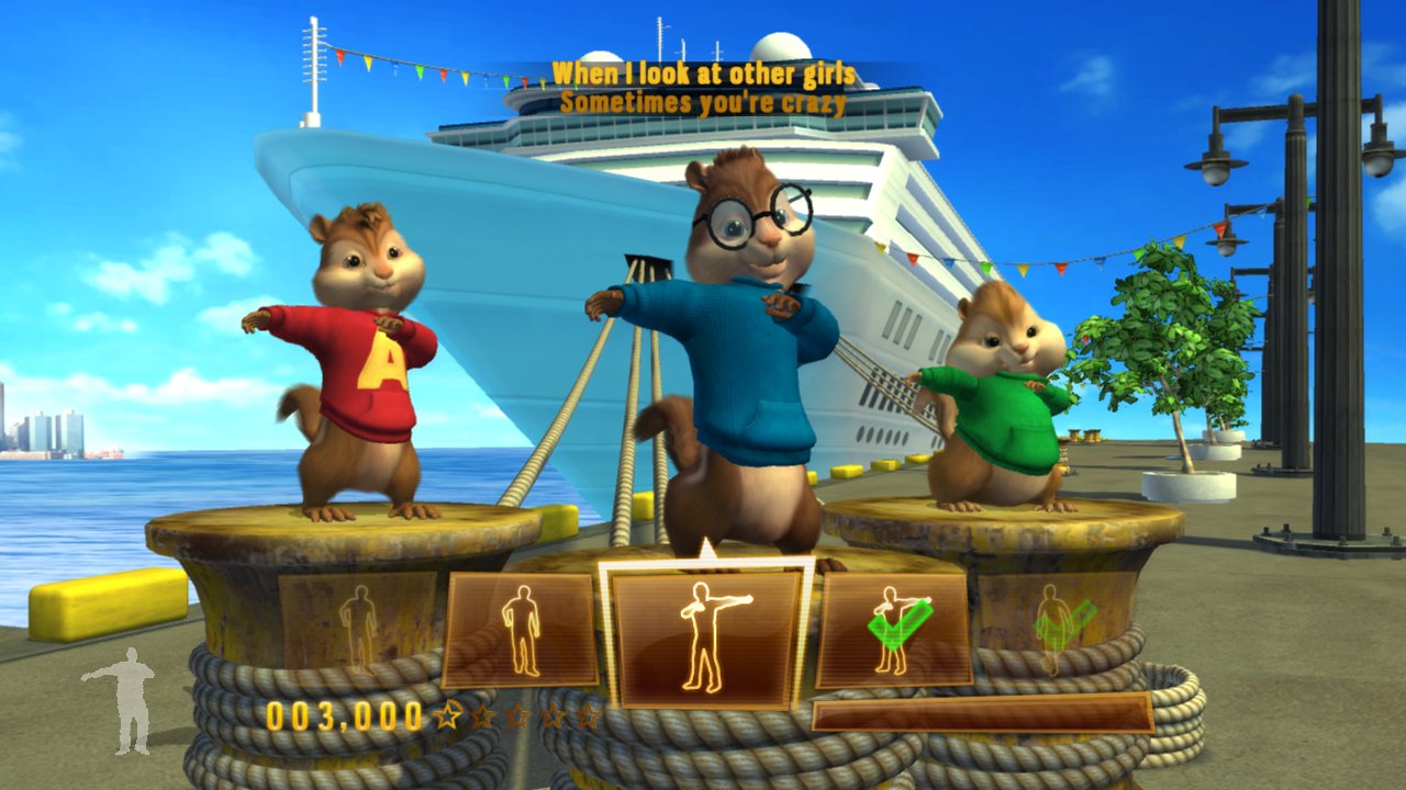 Alvin and the Chipmunks Chipwrecked Xbox 360 - Like New