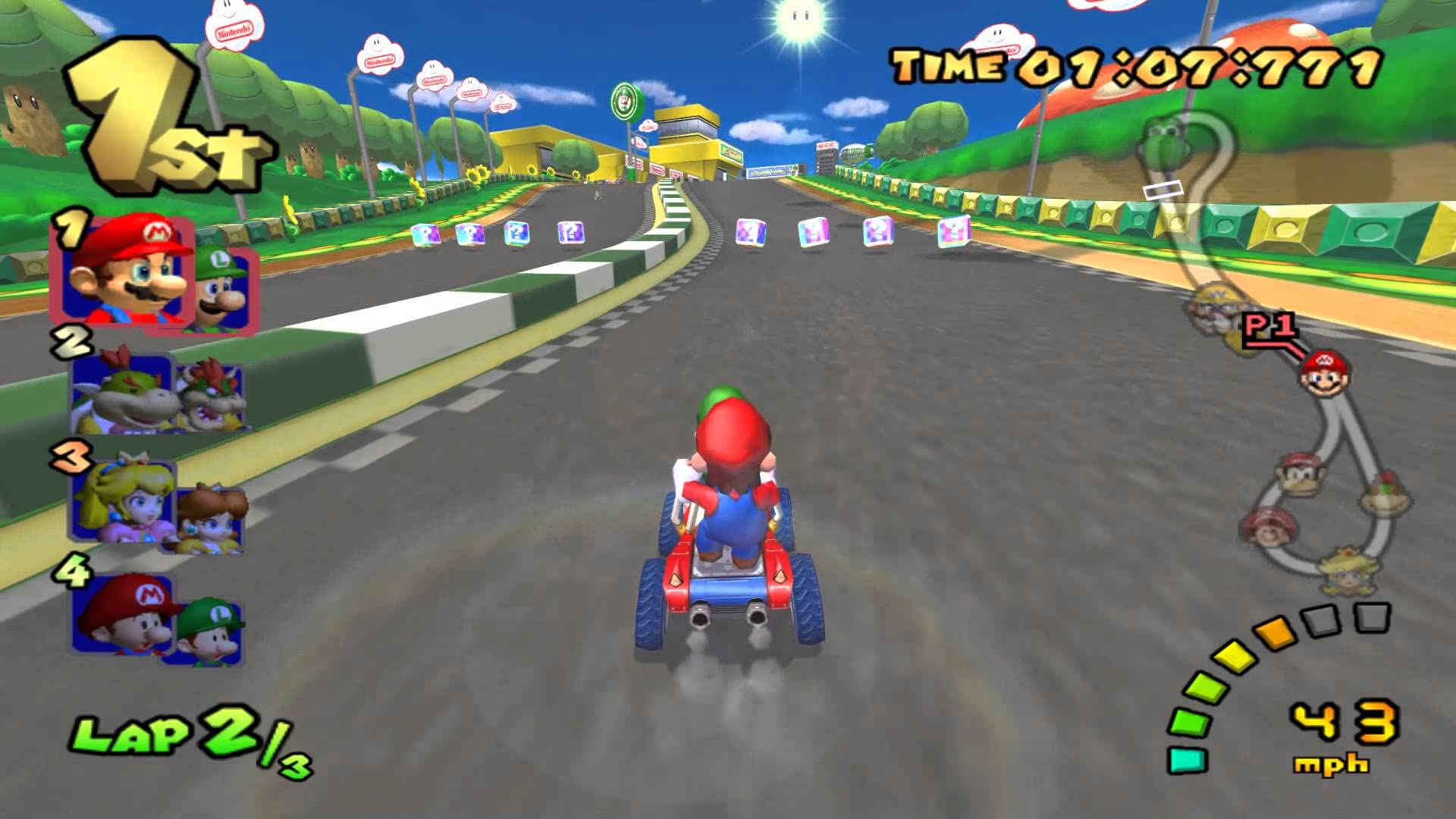 Mario Kart Double Dash Nintendo Gamecube + Bonus Disc - Very Good