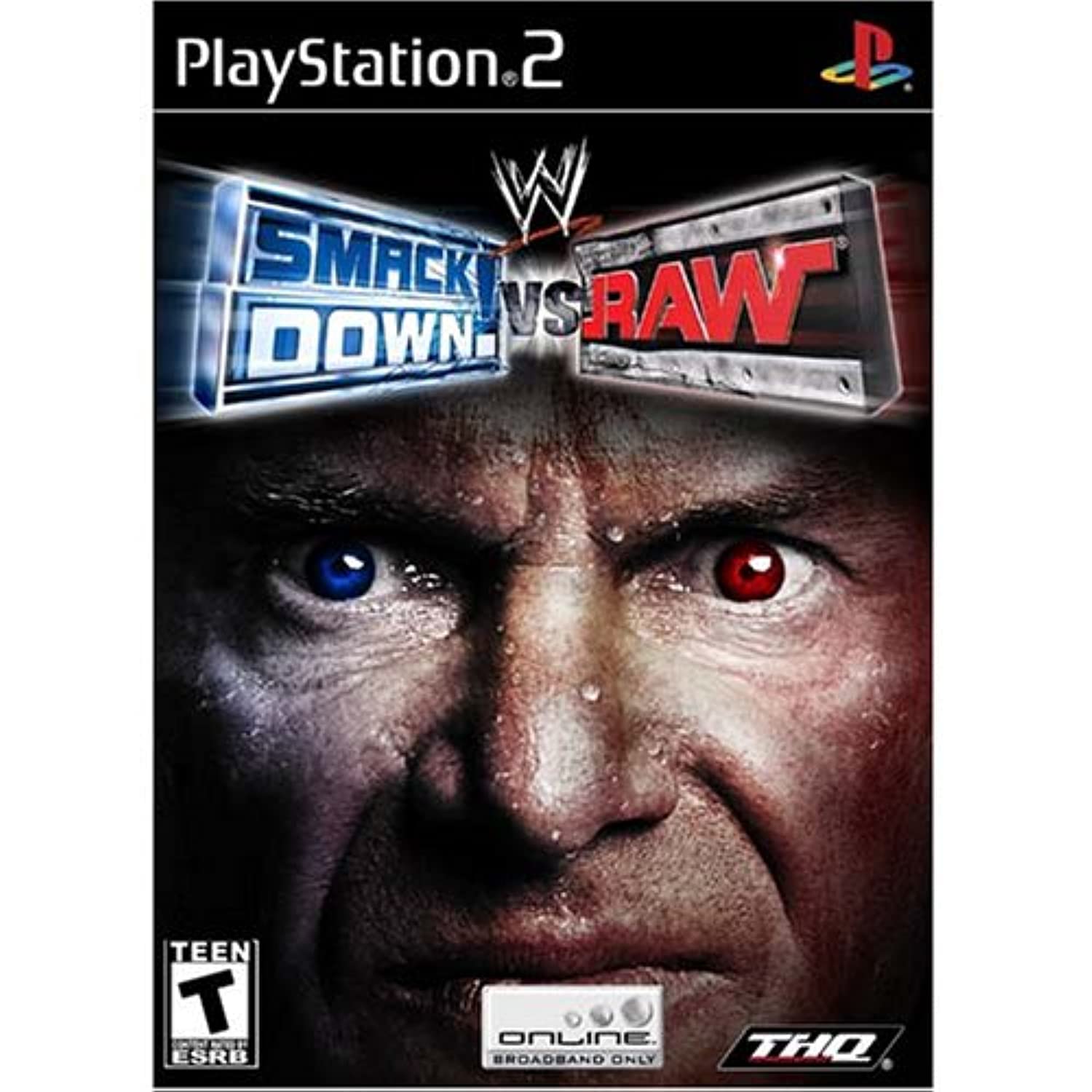 WWE SmackDown vs Raw PS2 PlayStation 2 Complete - Excellent
