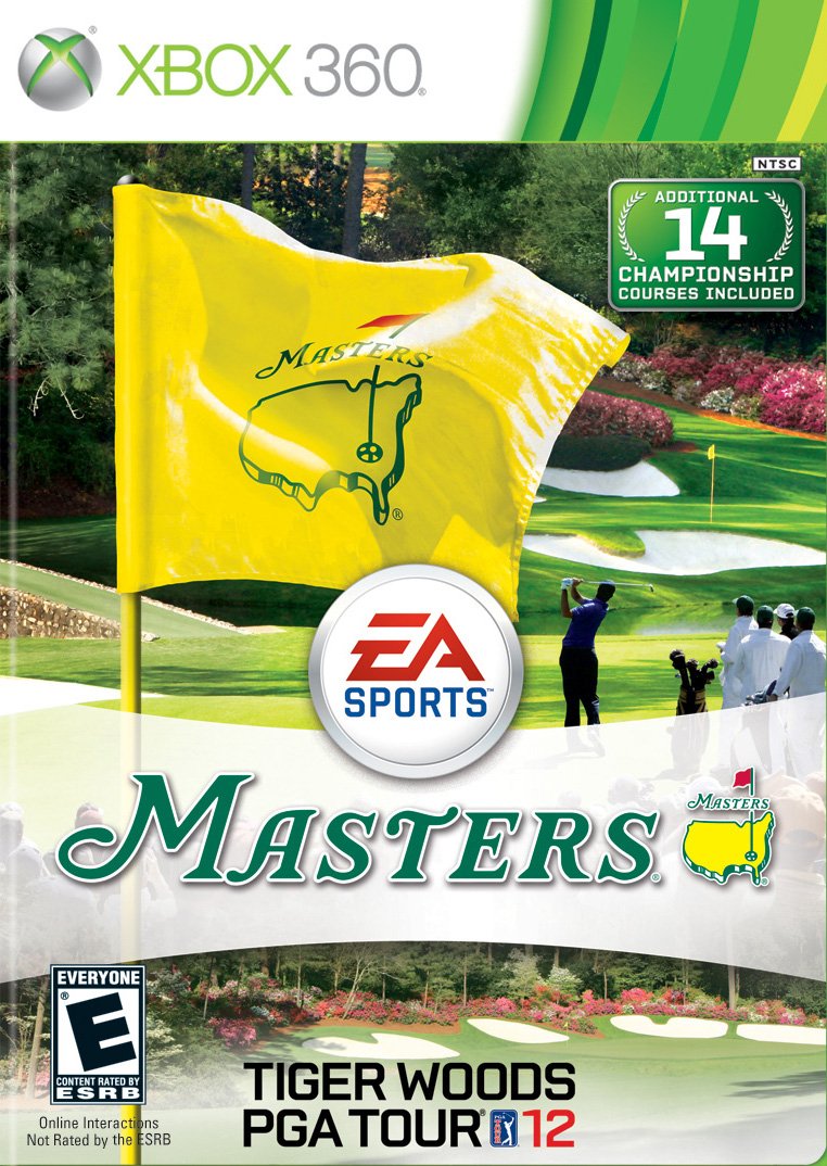 Tiger Woods PGA Tour 12 The Masters Xbox 360 - Like New