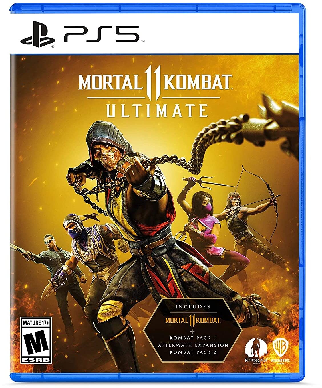 Mortal Kombat 11 Ultimate PS5 PlayStation 5 AD Complete CIB - Very Good