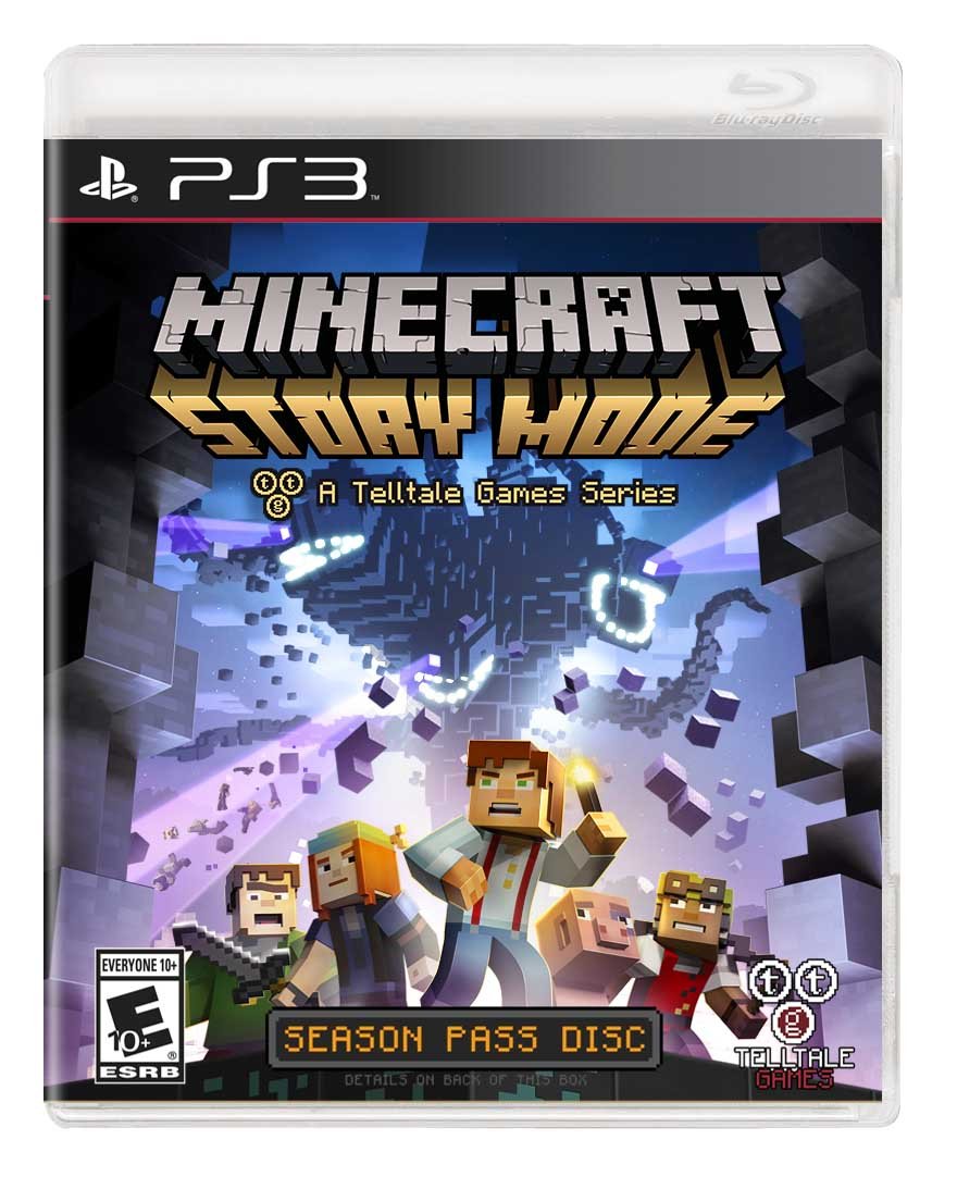 Minecraft Story Mode Season Pass Disc PS3 PlayStation 3 Complete - Excellent
