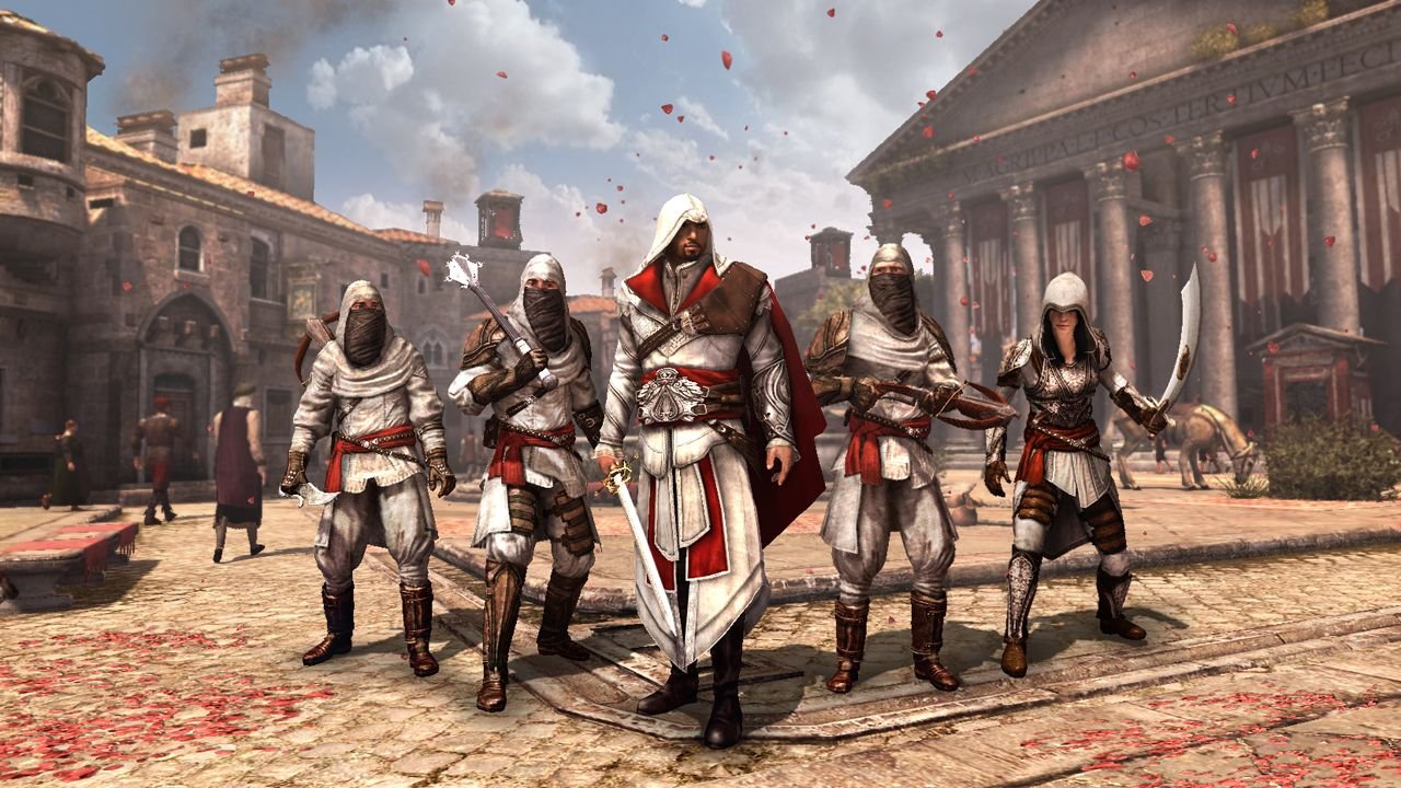 Assassin's Creed Ezio Trilogy Xbox 360 AD Complete CIB - Very Good