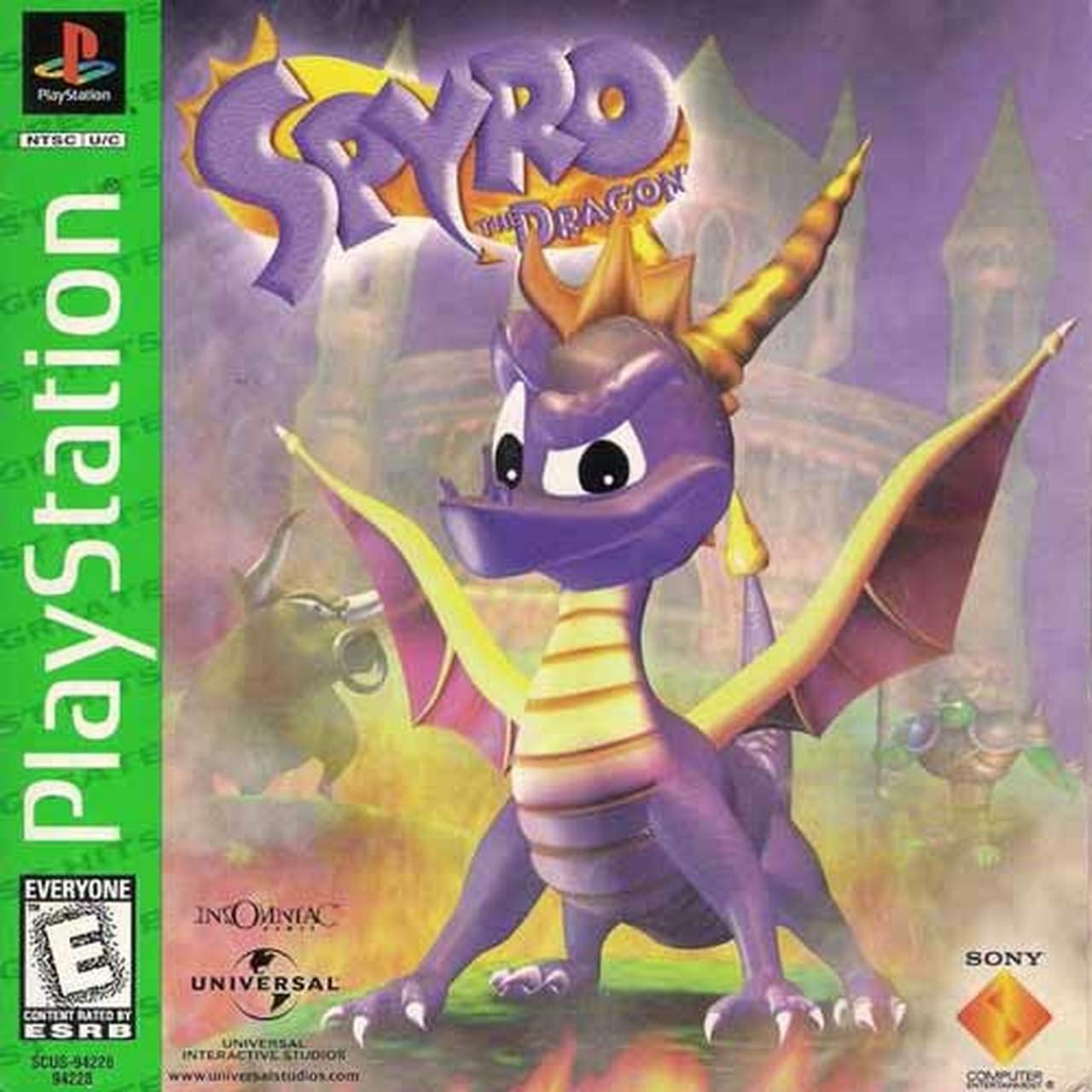 Spyro Year of the Dragon PS1 PlayStation 1 GH - Like New