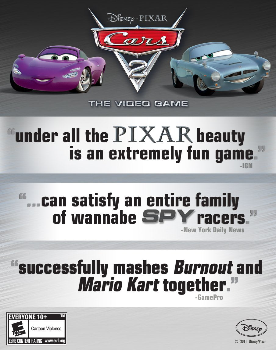 Cars 2 The Video Game PS3 PlayStation 3 Complete - Excellent