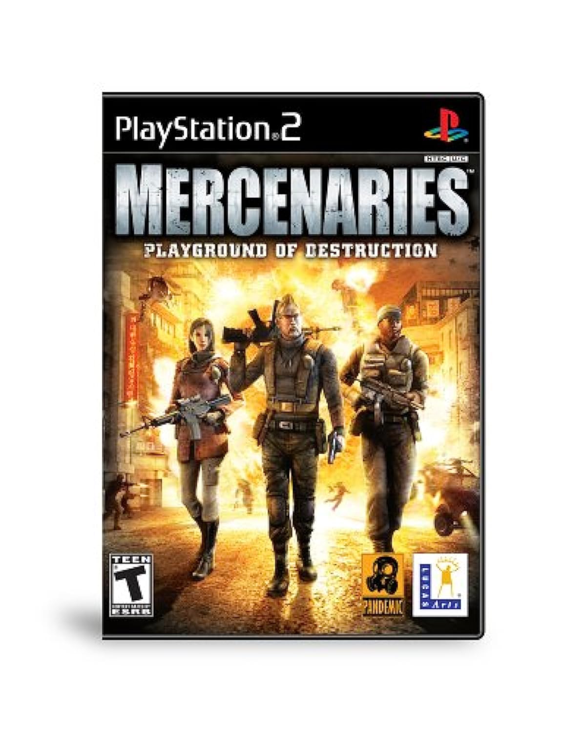 Mercenaries Playground of Destruction PS2 AD/NM - Very Good